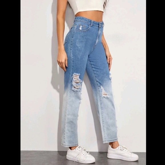 Mom Jeans - Two tones - Picture 2 of 8